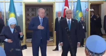 Cumhurbaşkanı Erdoğan’a Kazakistan'da Dombra Sürprizi