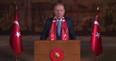 Cumhurbaşkanı Erdoğan'dan A Milli Takım'a destek mesajı