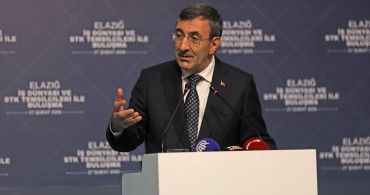 Cumhurbaşkanı Yardımcısı Yılmaz Elazığ'da İş Dünyası ile Bir Araya Geldi