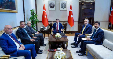 Cumhurbaşkanı yardımcısı Yılmaz, Lübnan başbakan yardımcısı Mitri ile görüştü
