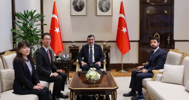 Cumhurbaşkanı Yardımcısı Yılmaz, Moğolistan ve Japonya Büyükelçilerini Kabul Etti