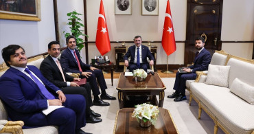 Cumhurbaşkanı Yardımcısı Yılmaz'dan Büyükelçi Kabulü