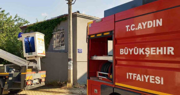 Dalama'da çıkan ev yangını itfaiye ekipleri tarafından söndürüldü