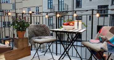 Dar Balkon Dekorasyonu