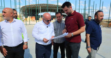 Darıca'da 100 milyon lira destekli spor kompleksinin inşası sürüyor