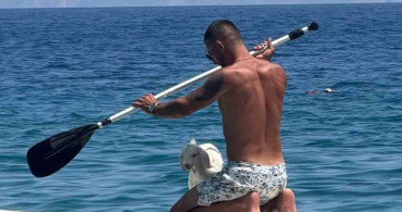 Datça'da Sevimli Keçi Yavrusu Kano Gezisiyle Göz Doldurdu