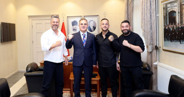 Demir Yumruk Şükrü Altay, Muğla Valisi'ni Ziyaret Etti