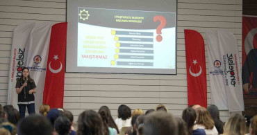 Denizli Büyükşehir personeli, bağımlılık ve siber suçlarla mücadele eğitimi aldı