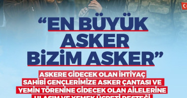 Denizli büyükşehirden asker ailelerine anlamlı destek