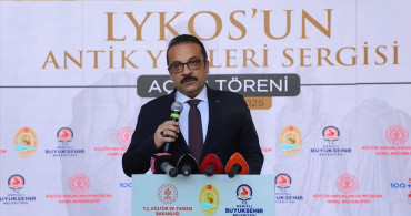 Denizli'de "Lykos'un Antik Yüzleri" Sergisi Açıldı