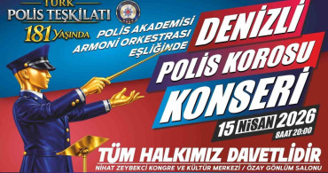 Denizli'de Polis Haftası Konseri Yaklaşıyor