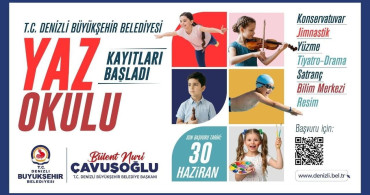 Denizli'de Yaz Okulu Kayıtları Başladı