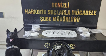 Denizli'de Yedek Lastikte Uyuşturucu Yakalandı