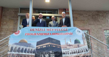 Denizli'den 201 Hacı Adayı Kutsal Topraklara Uğurlandı
