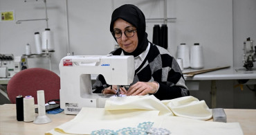 Depremzede Usta Öğretici Nazife Yaman, TDV İyilik Atölyesi'nde Hayata Tutunuyor