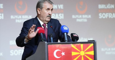 Destici'den Kuzey Makedonya'da İftar Programında Açıklamalar