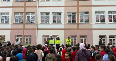 Develi'de Çocuklara Trafik Eğitimi Verildi