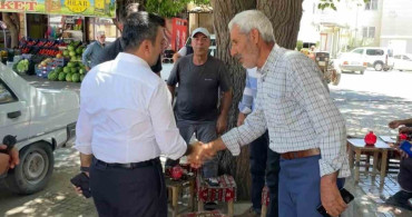 Dicle Kaymakamı Atış, esnaf ve vatandaşlarla bir araya geldi