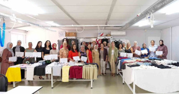 Didim belediyesi moda tasarım ve temel dikiş eğitimi yıl sonu etkinliği gerçekleştirildi