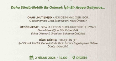 Didim'de Gıda İsrafına Dikkat Çekilecek Panel