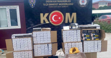 Didim'de Kaçak Tütün Operasyonu