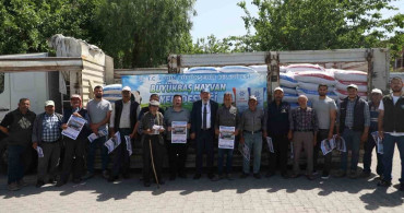 Didim'de Üreticilere Yem Desteği