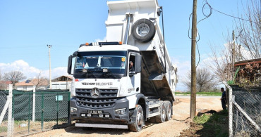 Dilek Mahallesi'nde Yol Kalitesi Arttırılıyor