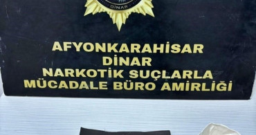 Dinar'da otomobilde uyuşturucu ile yakalanan şahıs tutuklandı