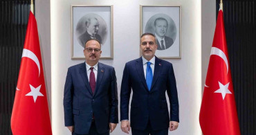 Dışişleri bakanı fidan, ankara valisi canbolat’ı kabul etti