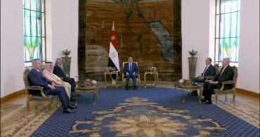 Dışişleri bakanı Fidan, Mısır cumhurbaşkanı es-Sisi ile bir araya geldi