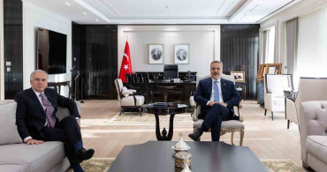 Dışişleri Bakanı Hakan Fidan, BM Temsilcisi Jean Arnault ile Görüştü
