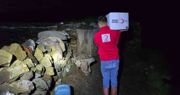 Diyadin'de sel mağdurlarına yardım seferberliği başlatıldı