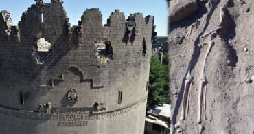 Diyarbakır Surlarında İnsan İskeletleri 
