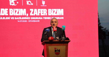 Diyarbakır'da 15 Temmuz'un 10. yıldönümünde şehit aileleri ve gaziler yemekte bir araya geldi