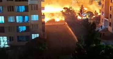 Diyarbakır'da apartmanlar arasında çıkan yangın söndürüldü