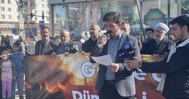 Diyarbakır'da İsrail'in Gazze Saldırıları Protesto Edildi