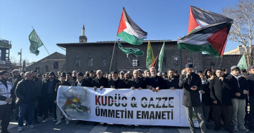 Diyarbakır'da Kudüs ve Gazze’ye Destek Gösterisi