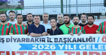 Diyarbakır'da sendika üyelerinin geleneksel futbol turnuvası başladı