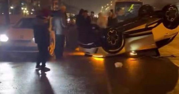 Diyarbakır'da Takla Atan Araçta Bir Yaralı