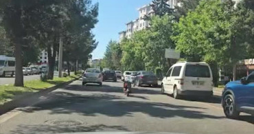 Diyarbakır'da Tehlikeli Motosiklet Kullanımı