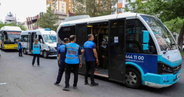 Diyarbakır'da toplu taşıma araçlarına yönelik denetimler devam ediyor