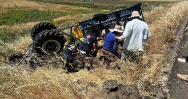 Diyarbakır'da Traktör Kazası: Sürücü Yaralandı