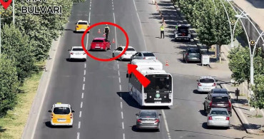 Diyarbakır'da yayalara yol vermeyen araçlara denetim