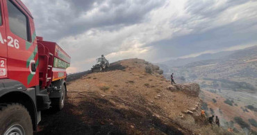 Diyarbakır'ın beş ilçesinde anız ve örtü yangınları kontrol altına alınıyor