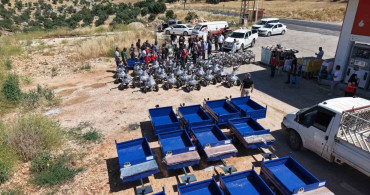 Diyarbakır'ın Eğil ilçesinde çiftçilere tarım aletleri dağıtımı yapıldı