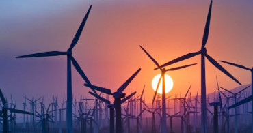 Doğal gaz deposu inşaatının elektriği rüzgardan elde ediliyor!