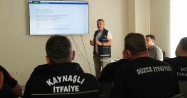 Doğalgaz Yangınlarına Karşı İtfaiye Personeline Eğitim Verildi