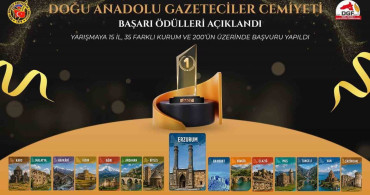 Doğu Anadolu Gazetecilik Başarı Ödülleri Sahiplerini Buldu