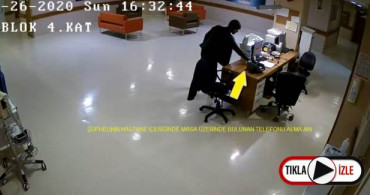 Doktorun Telefonunu Çaldığı Anlar Anbean Kaydedildi