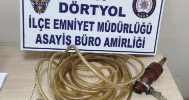 Dörtyol'da Mazot Hırsızlığı: Şüpheli Yakalandı
